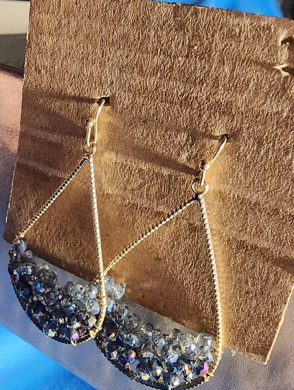 Handmade gold tone